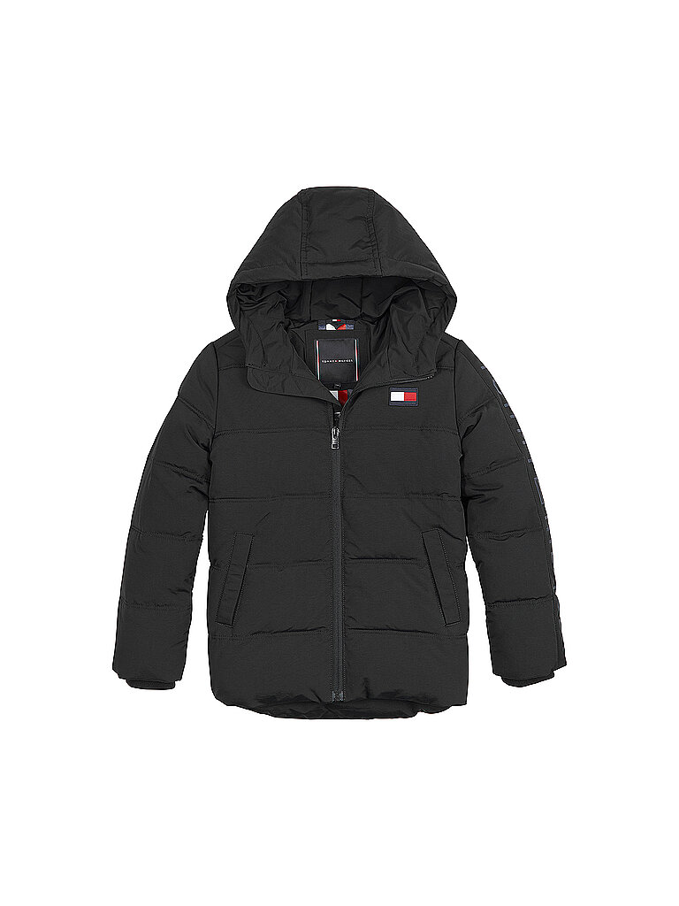 TOMMY HILFIGER Jungen Jacke schwarz | 164